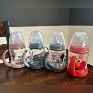 Lot of 4 NUK Learner Cups